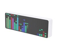 Hyuduo LED Music Spectrum Display, 16x24 RGB Music Light Level Indicator, 385pcs RGB LEDs for Musicians, with 3W Power for Brighter Light, Vivid Display Effects, & Long Lasting Material
