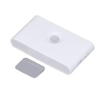 Hyuduo LED Night Light with Motion Sensor USB Rechargeable Warm White 2700K Cabinet Night Light, Magnetic Mount Smart Light for Bedroom, Hallway & Corridor, 110° Wide-Angle Dual Sensor