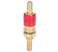 Hyuduo M8 Brass Water Cooled Adapter, Quick Connector for MIG Welder Torch, Durable Brass Construction, for Welding Equipment (Red)
