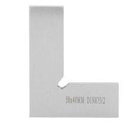 Hyuduo Machinist Square 50x40mm 90 Degree Right Angle Ruler Engineer Tool with Carbon Steel Rust Resistant for Woodworking and Furniture Making
