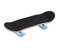 Hyuduo Mini Finger Skateboards 5 Layer Maple Wood Fingerboard with Fully Closed Bearing Wheels and PU Pad for Stress Relief Trick Training (Light Blue)