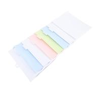 Hyuduo Multilayer File Storage Bag 6 Color Pockets Multifunctional Hanging Folder Document Organizer A4 Plastic Folder for Home, School, Office, Travel