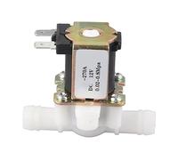 Hyuduo N/C Water Inlet Valve, DC12V Plastic Solenoid Valve Normally Closed Water Inlet Switch, for Control, OD12mm, Easy to Assemble, Wear-Resistant, High Temperature