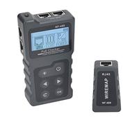 Hyuduo Network POE Tester Automatic Identification Power Over Ethernet Checker for CAT5 CAT6 Cable Testing DC Voltage Current Power Readout for Installers Technicians