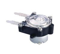 Hyuduo Peristaltic Pump, 12V DC Miniature Dosing Pump with Self Priming, Reversible Head, Easy Tube Replacement for Lab Aquarium Analysis Pharmaceutical Use (Type C)