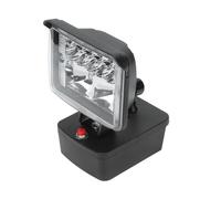 Hyuduo Portable LED Work Light, 11W for M18 Battery | Cordless Utility Lamp, 3-Mode Cycle Switch, 14.5V Low-Voltage Cutoff, Injection-Molded Housing