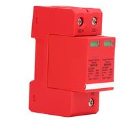 Hyuduo Protective Device PC Housing DC 1000V 80KA 2P Arrester for Distribution Box Solar Power System Panel Installers Home Electrical Use (2P)