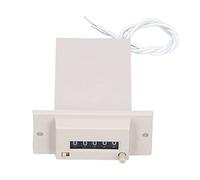 Hyuduo Pulse Counter, Accurate Counting Small Indication Error ABS Material Electromagnetic Counter with Digital Display, for Textile Machinery Mining