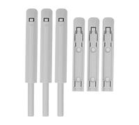 Hyuduo Push Latch Reliable Push -Release Lock for The Cabin Cabinet Gray, Area of Application: Hotels, Hospitals, Open and Closed More Than 50,000 Times