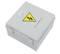 Hyuduo PV Combiner Box, 6 Strings Solar Combiner Box with 15A 40KA Arrester, for RV Solar System, 12V, 24V, 36V, 48VDC, PV for Outdoor, Photovoltaic Grid Connected and Off