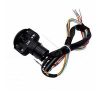 Hyuduo Right Tilt Joystick Handle Replacement for Skid Steer Loader 6680462 Compatible with 753 773 873 S150 Loaders with 13 Pin Connector 4 Switches