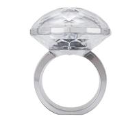Hyuduo Ring Light, Adjustable LED Crystal Night Light with Star Sky Projection, Perfect for Engagement and Bachelorette Parties