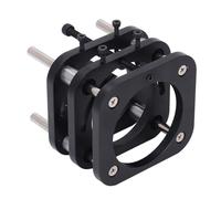 Hyuduo Router Table Base, Aluminum Alloy Router Lift Base with Manual Lifting Mechanism, 51mm Height Adjustment, 4 Claws Clamping System for Woodworking and Carving Machines