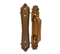 Hyuduo Rustic Sliding Barn Door Handle, Aluminum Dual-Sided Design, Easy Install for Doors, Cabinets, and Shelves