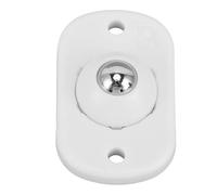 Hyuduo Self Adhesive Caster Wheels 8Pcs, 360 Degree Rotatable Stainless Steel Ball Mini Rollers and Sliders for Furniture Kitchen Appliance Storage Box Movers, 5KG Load Each White