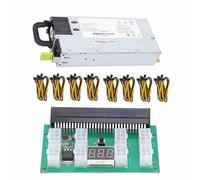 Hyuduo Server Power Supply, Aluminum Alloy 750W PS-2751-2F-LF for R520G7, High Stability and Protection for Full-Day Operations