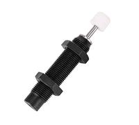 Hyuduo Shock Absorber 10mm Stroke Oil Pressure Shock Absorber for Pneumatic Air Cylinder, M12 Thread Alloy Steel Construction, 5Nm Energy Absorption for Trucks Cars Boats AC1210-2