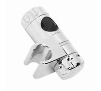 Hyuduo Shower Bracket ABS Shower Rail Bracket Holder 25mm Replacement Hand Arm Clamp for Bathroom Tubes with Mirror Finish