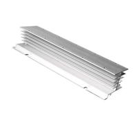 Hyuduo Single Phase SSR Heat Sink Base Aluminum Cooling Base for Solid State Relay, Advanced Cooling Technology, Heat Dissipation Design, Relay Mounting for Control Cabinets and