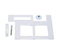 Hyuduo Slotting Template, Multi Functional PC Grooving Guide Plate for Concealed Handle and Socket Woodworking, Compatible with 6.35mm 8mm Router Bit for Carpenters and Users