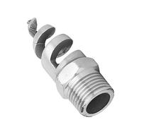 Hyuduo Smart Stainless Steel Spiral Nozzle, Adjustable Angle, Male Thread Connection for Wide Range Spray Options, Efficient Spiral Spray Nozzle (G1/2 DN15)