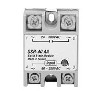 Hyuduo Solid State Relay Module, ABS Material, 40A AC to AC Relay with High Reliability for Automatic Controls and Temperature Regulation