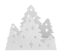 Hyuduo Stainless Steel Napkin Holder, Christmas Tree Paper Towel Rack for | Rustproof Steel Frame, Holds Standard Napkins or Tissues, Ideal for Home Dining or Restaurant Decor, Easy to Clean