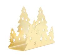 Hyuduo Stainless Steel Napkin Holder, Christmas Tree Paper Towel Rack for | Rustproof Steel Frame, Holds Standard Napkins or Tissues, Ideal for Home Dining or Restaurant Decor, Easy to Clean