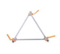 Hyuduo Surveying Tripod Stand with Aluminum Alloy Construction Wheels Adjustable Height for Measurement Tools Leveling Tripod Base and Photography