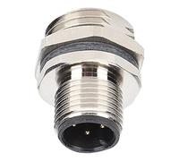 Hyuduo Thread Panel Base IP67 4pin Plug Adapter 360 ° Full Shielding IEC61076-2-101 4A ACDC250V for the PA+GFTPU Industry