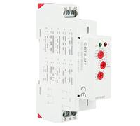 Hyuduo Time Delay Relay, Multifunctional Time Relay Small Electronic with 10 Functions DIN Rail Mount, GRT8-M1 AC 220V
