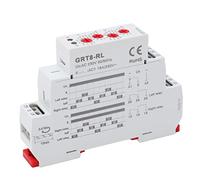 Hyuduo Time Relay Double Delay Alternating Cycle Timer, ABS Mystical/Fantasy Retardant, Adjustable 0.1 Seconds to 10 Days, Ideal for Electrical Systems