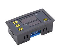 Hyuduo Time Relay Module Large Screen ABS Material Timer Switch with Sleep Mode Wide Measuring Range for Home Automation and Industrial Control (#2)