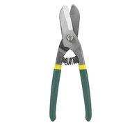 Hyuduo Tin Snips 12 Inch Straight Cut Heavy Duty Metal Shears for Sheet Metal Cutting Steel Scissors for Aluminum Steel Leather Cardboard Plastic 8 10 12 Inch