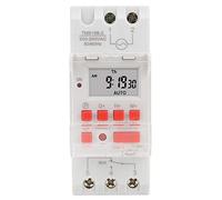 Hyuduo TM919B-2 Programmable Digital Timer Switch 7-Day LCD Power Timer Relay, 250V AC 30A Timer Switch for Lights Appliances, Easy Setup Reliable Timing Control