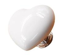 Hyuduo Toilet Button Pusher Helper, Heart Shaped Plastic Toilet Press Tool for Users with Long Nails, Convenient Design for Hygiene Improvement and Easy Operation (White)