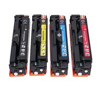 Hyuduo Toner Cartridge Replacement 4 Pack CRG046 046H Printer Toner Cartridge for Color ImageCLASS MF733Cdw MF731Cdw MF735Cdw LBP654Cdw Black Cyan Yellow Magenta