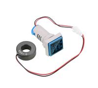 Hyuduo Universal High Precision Digital LED Voltage Current Meter, 60-500V 0-100A Ammeter Voltmeter, Blue Display Monitor for Electrical Systems