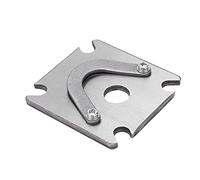 Hyuduo Valve Plate 48x62mm High Strength Cast Iron Air Compressor Replacement, Precision Thermal Fatigue Resistant for Air Compressor and Pump Accessories