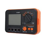 Hyuduo VC60B Digital Megohmmeter ABS Insulation Resistance Tester 500V 1000V with Backlit LCD Data Hold Portable Handheld Electric Test Meter for Field Testing
