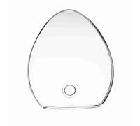 Hyuduo Wall Hanging Glass Vase, Premium Borosilicate Mouse Shaped Hydroponic Planter for Indoor Plants Modern Home Office Decor Transparent 12cm