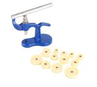 Hyuduo Watch Press Box/Cover Closer, Metal Construction, 12 Moulds for Various Sizes, Ideal for DIY Watch Repair Enthusiasts