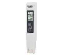 Hyuduo Water Quality Detector Portable TDS EC Tester with ABS Body and Alloy Probe 0 to 9999ppm 32.0 to 176.0F HD LED Display for Drinking Water Aquarium Pool (White)