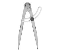 Hyuduo Wing Compass Caliper, Stainless Steel Marking Divider, Taper Measuring Tool for Mark Dimensional Measurement, with Fixed Wing, Practical Tool for Woodworking and Leather Work