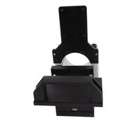 Hyuduo Woodworking Slotting Machine Bracket, Aluminum Alloy Wood Trimmer Router Support, Height Adjustable with Rebound Function, for Side Hole Slotting and Trimming