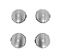 HYUDXH Car Audio Door Angle Gum Speaker Cover Car Speaker Cover With Logo/Fit For Benz W213 W205 GLC AMG E C Front Rear Door Tweeter Trim Stickers Silvery Metal Replace(4 pcs)