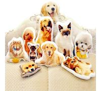 HYueaph Diy Customized Pillow Personalized Dog Mat,Customized Pet Pillow,Cotton, Personalized Pillow Cushion Gift