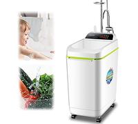 Hyuer 220V Portable Smart Mobile Bath Machine 50L Instantaneous Water Heater Auto Power Off Hot Water System For Road Trip, Surfing, Diving, Caravan Trip, Pet Shower 2000W