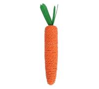 HYUIND Carrot Pet Cat Toy Paper Rope Chew Toys Built-in Bell Small Animals Cute Pet Toys Cat Toys For Indoor Cats Exercise(20CM)