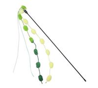 HYUIND Cat Tassel Toy Plush Balls Cat Teaser Wand Cat Interactive Toys Funny Bell Ribbon PoleTeaser Wand Pet Cat Supplies(3)
